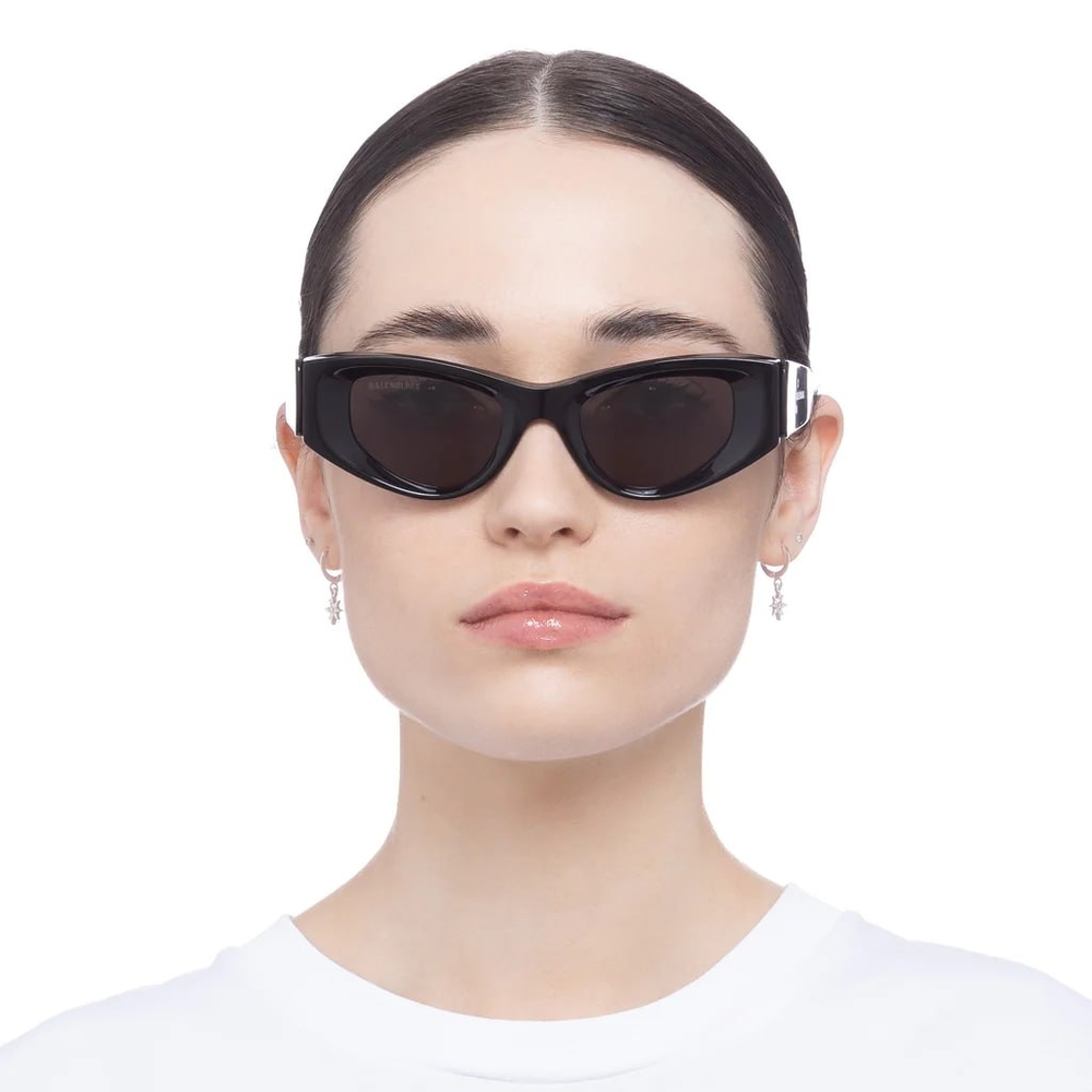 NEW BALENCIAGA SUNGLASSES BB0243S 002 CAT EYE WOMEN EYEWEAR - Picture 5 of 11